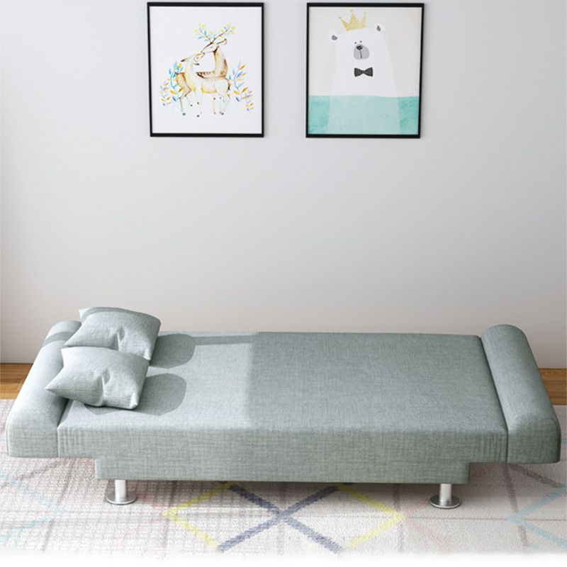 29.53" H Linen Armless Sofa with Tight Back Convertible Sofa for Living Room, Apartment Clearhalo 'furn' 'furn_sofas' 'Furniture' 'furniture_sofas' 'kitchen' 'kitchen_sofas' 'Living Room Furniture' 'Sofa' 'sofas' 1200x1200_df50066f-3029-4dc7-ac3c-585d0ed87420