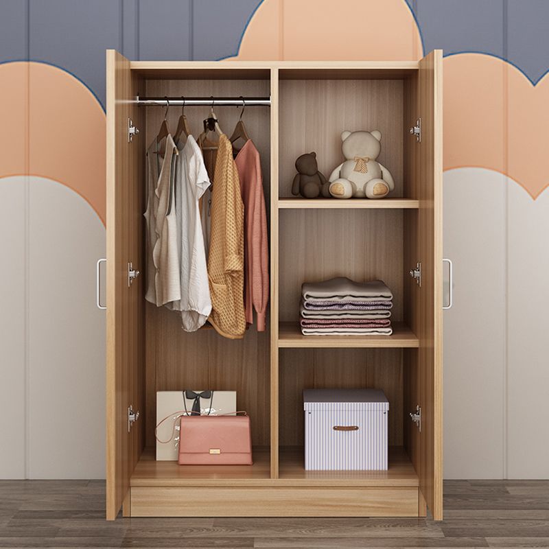 2 puertas de armario moderno y contemporáneo de 4 estanterías de 4 estantes