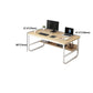 Contemporary Style Office Desk Rectangular Writing Desk for Home Office