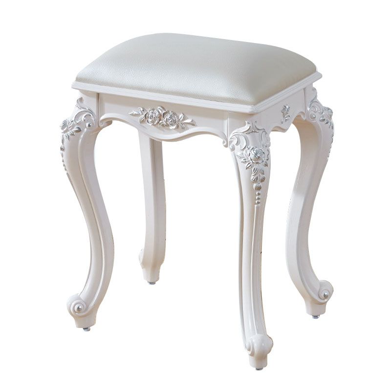 Glam Pouf Ottoman Faux Leather Solid Color Water Resistant Carving Rectangle Pouf Clearhalo 'furn' 'furn_ottomans_poufs' 'Furniture' 'Living Room Furniture' 'Ottomans & Poufs' 'ottomans_poufs' 1200x1200_df512efe-1b70-427f-8b7a-f6b188ae6c48