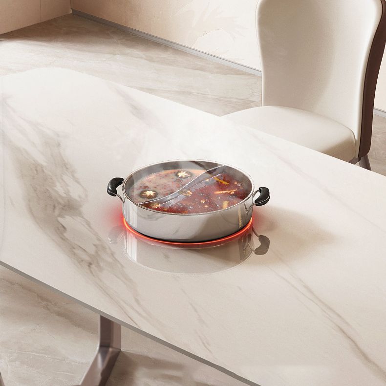 Nordic Sintered Stone Dining Set Rectangle 1/2/5/6/7 Pieces Dining Table with Chairs Clearhalo 'Dining Room Sets' 'Dining Tables & Seating' 'dining_room_set' 'furn' 'furn_dining_room_set' 'Furniture' 'furniture_dining_room_set' 'Kitchen & Dining Furniture' 1200x1200_df521dae-65b6-4d98-9fcf-9454c18de692