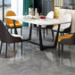 Traditional Luxury Rectangle Dining Room Table Sintered Stone Table with Trestle Base Clearhalo ' dining_table' 'Dining Tables & Seating' 'Dining Tables' 'furn' 'furn_dining_table' 'Furniture' 'furniture_dining_table' 'Kitchen & Dining Furniture' 'kitchen&dining_furn' 'kitchen' 'kitchen_dining_table' 1200x1200_df52c10a-1f4e-44b9-9af3-ef6ec8359d61