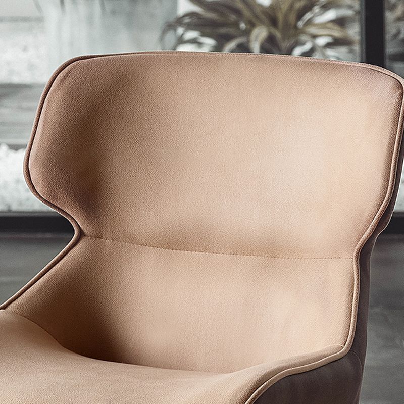 Contemporary Metal Dining Chair Upholstered Armless Chair for Restaurant Use Clearhalo 'Dining Chairs' 'Dining Tables & Seating' 'dining_chair' 'furn' 'furn_dining_chair' 'Furniture' 'furniture_dining_chair' 'Kitchen & Dining Furniture' 1200x1200_df535eca-b1f5-4337-bb2d-cd2b978e1e05