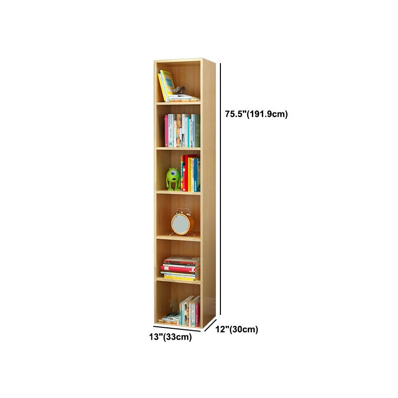Libreria moderna a back -shelf -legno scaffale per la sala da studio