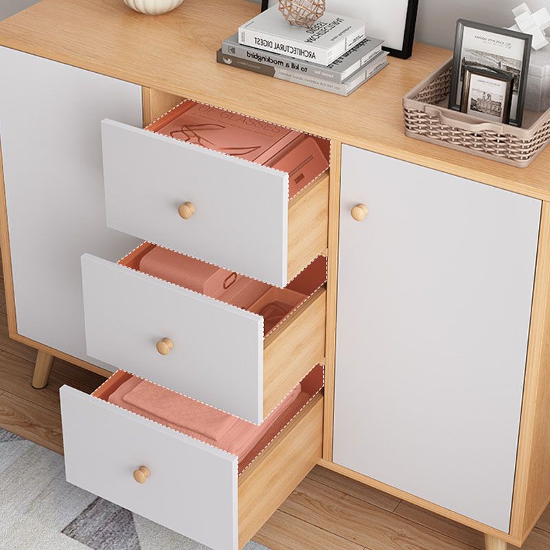 Cómoda contemporánea de 11,7 pulgadas de ancho, cómoda de almacenamiento de madera fabricada