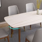 Simple White Rectangle Shape Dining Table Sintered Stone Standard Dining Table for Kitchen Clearhalo ' dining_table' 'Dining Tables & Seating' 'Dining Tables' 'furn' 'furn_dining_table' 'Furniture' 'furniture_dining_table' 'Kitchen & Dining Furniture' 'kitchen&dining_furn' 'kitchen' 'kitchen_dining_table' 1200x1200_df558d1b-2e41-4e03-b3b4-9073404e2b65