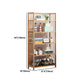 3/4/5-Shelf Manufactured Bookshelf Wood Etagere Natural Scandinavian Vertical Bookcase Clearhalo 'Bookcases' 'furn' 'furn_bookcases' 'Furniture' 'furniture_bookcases' 'Office Furniture' 1200x1200_df5b843b-ac45-4db3-a27b-782a8e38ee6e