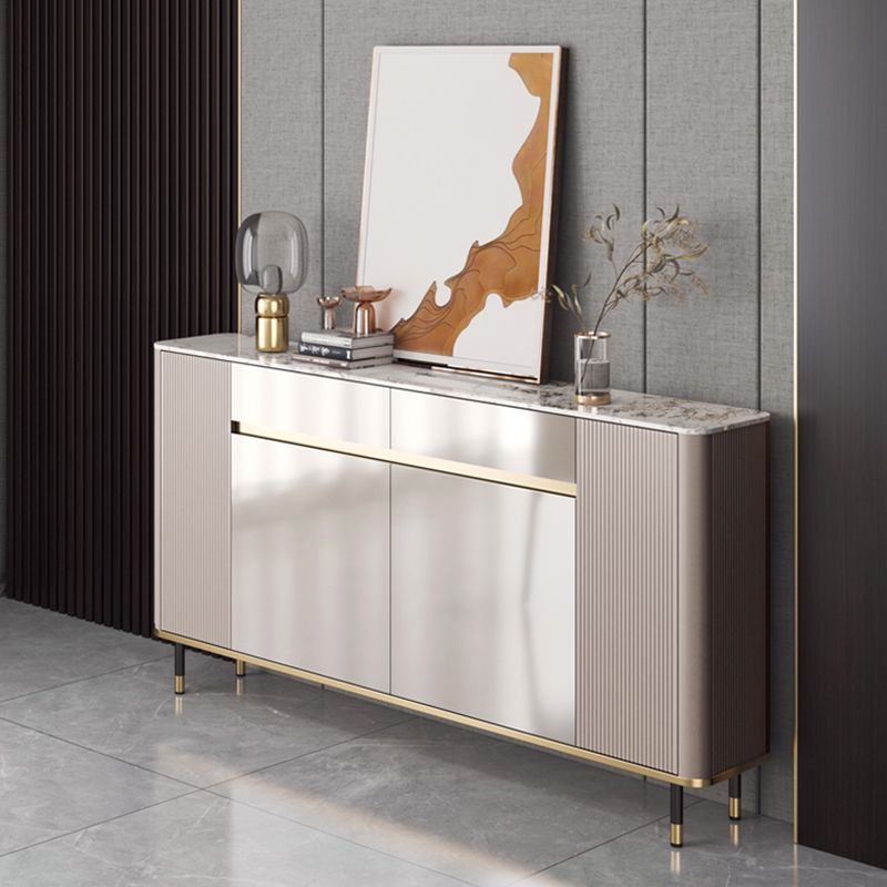 Armadio da cucina in pietra sinterizzato in stoccaggio di lusso per casa