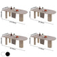 Solid Wood Contemporary Free Form Dining Table Sintered Stone Table for Dining Room and Kitchen Clearhalo ' dining_table' 'Dining Tables & Seating' 'Dining Tables' 'furn' 'furn_dining_table' 'Furniture' 'furniture_dining_table' 'Kitchen & Dining Furniture' 'kitchen&dining_furn' 'kitchen' 'kitchen_dining_table' 1200x1200_df5c278c-f4b0-4e6c-b489-dc0aad664f18