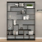 81"H Bookshelf Glam Style Open Back Bookcase for Study Room Home Office Clearhalo 'Bookcases' 'furn' 'furn_bookcases' 'Furniture' 'furniture_bookcases' 'kitchen' 'kitchen_bookcases' 'Living Room Furniture' 'Office Furniture' 1200x1200_df5e4950-2f6e-496d-bfea-92309236670c
