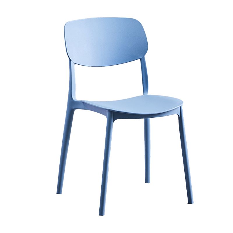 Plastic Contemporary Armless Chair Open Back Indoor-Outdoor Chair Clearhalo 'Dining Chairs' 'Dining Tables & Seating' 'dining_chair' 'Furniture' 'furniture_dining_chair' 'Kitchen & Dining Furniture' 1200x1200_df60bcaf-3e06-42ea-ba39-94186369b465