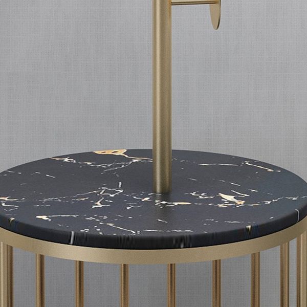 Hermosos estantes dobles del árbol de pasillo 8 ganchos rezaza de abrigo de metal para sala de estar