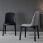 Scandinavian Style Faux Leather Side Chairs with Wooden Legs Solid Back Chair for Home Clearhalo ' kitchen&dining_furn' 'Dining Chairs' 'Dining Tables & Seating' 'dining_chair' 'furn' 'furn_dining_chair' 'Furniture' 'furniture_dining_chair' 'Kitchen & Dining Furniture' 'kitchen' 1200x1200_df64b5bb-32c5-4978-b982-fa08daba2b03