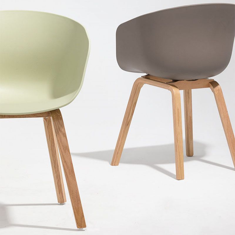 Minimalist Design Plastic Dining Armless Chair Solid Back Dining Side Chair Clearhalo ' kitchen&dining_furn' 'Dining Chairs' 'Dining Tables & Seating' 'dining_chair' 'Furniture' 'furniture_dining_chair' 'Kitchen & Dining Furniture' 'kitchen' 1200x1200_df64e3a8-fd2a-490d-901e-b9eb420344ee