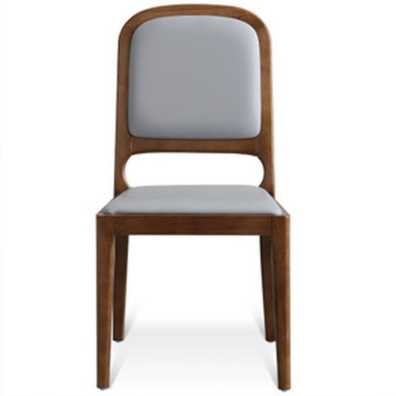 Open Back Side Chair Wood Industrial Style Dining Room Chair for Home Clearhalo 'Dining Chairs' 'Dining Tables & Seating' 'dining_chair' 'furn' 'furn_dining_chair' 'Furniture' 'Kitchen & Dining Furniture' 1200x1200_df664e89-c867-4353-8ea4-589bdd9a07ec