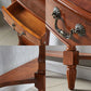 Solid Wood Half Moon Console Table 1-drawer 35.43" Tall Accent Table