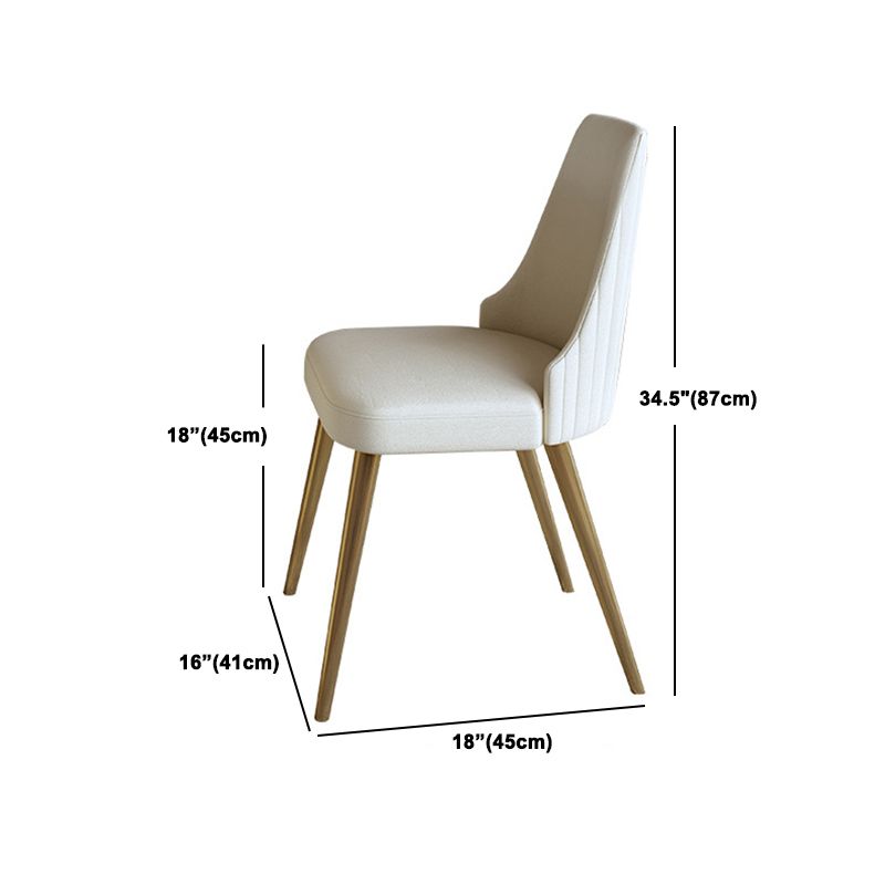 Scandinavian Round Dining Table Sets 1/4/5/7 Pieces Leather Dining Table and Chairs