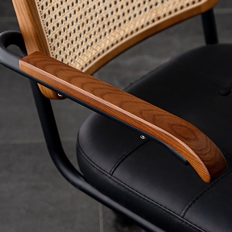 モダンオフィス椅子革調整可能なシートの高さの椅子付き椅子