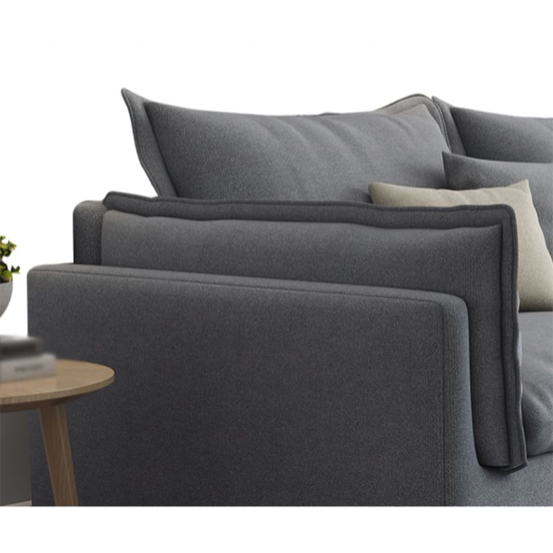 Contemporary Stationary Living Room Couch Gray Pillow Top Arm Sofa Clearhalo 'furn' 'furn_sofas' 'Furniture' 'furniture_sofas' 'Living Room Furniture' 'Sofa' 'sofas' 1200x1200_df6c58fb-c257-4f00-a734-da674220343d