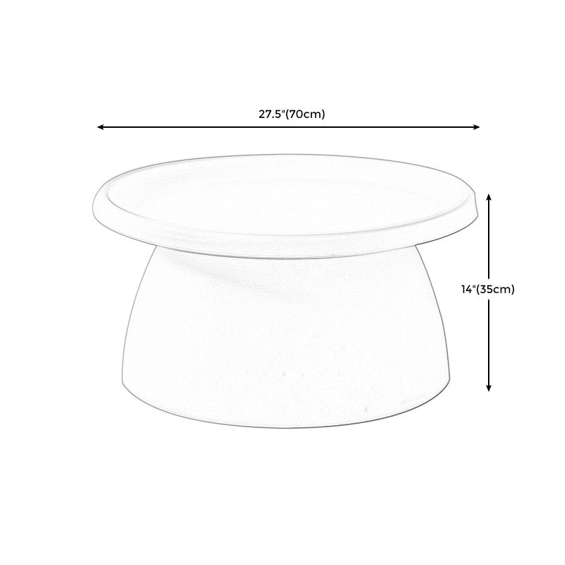 Modern Round Pedestal Coffee Table Acrylic Pink Coffee Table Clearhalo 'Coffee & Accent Tables' 'Coffee Tables' 'coffee_tables' 'furn' 'furn_coffee_tables' 'Furniture' 'furniture_coffee_tables' 'Living Room Furniture' 1200x1200_df6ca956-2e15-43b6-abf9-48782ba68b48