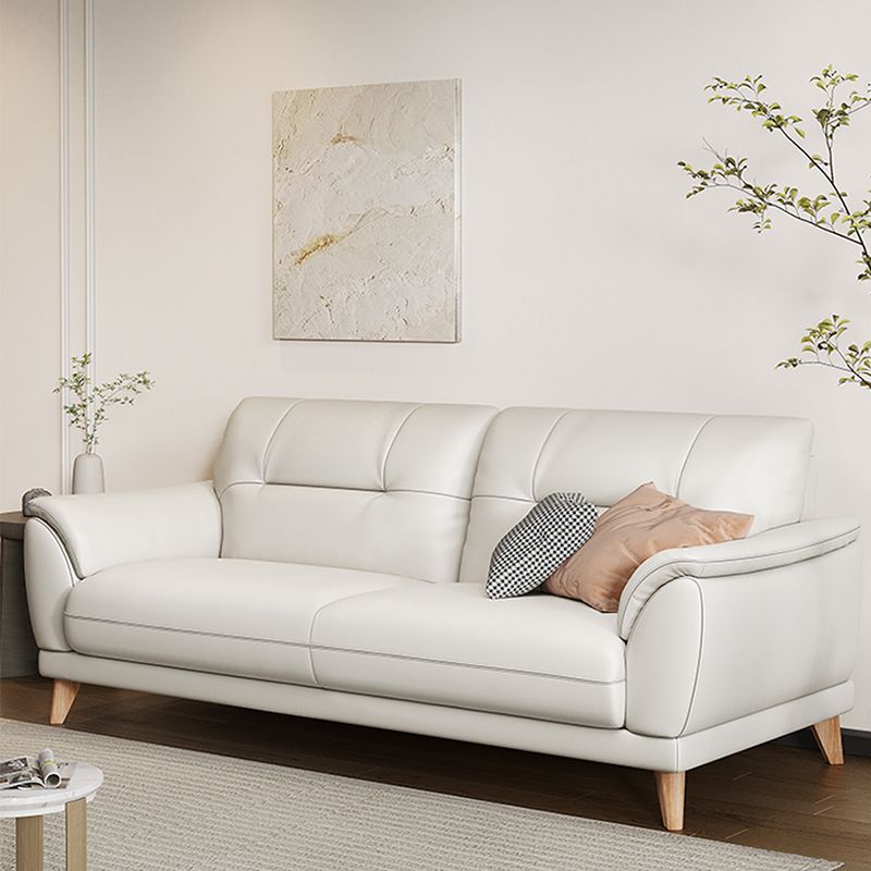Ultra-Modern Sewn Pillow Back Sofa 33.46"H Pillow Top Arm Wear Resistance Sofa Clearhalo 'furn' 'furn_sofas' 'Furniture' 'furniture_sofas' 'kitchen' 'kitchen_sofas' 'Living Room Furniture' 'Sofa' 'sofas' 1200x1200_df6cb2be-3d3b-417d-8d3c-24f994b81623