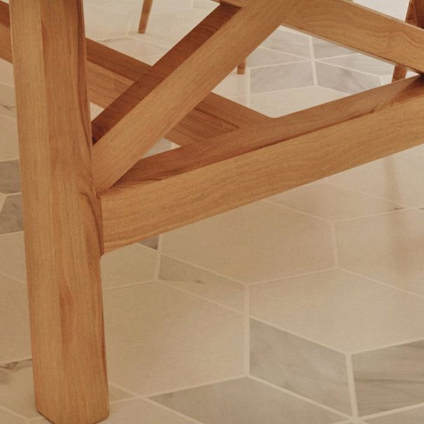 Moderno 1/2/7 pezzi rettangolare set da pranzo in legno massiccio con sedie in legno