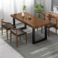 Industrial 1/4/5 Pieces Dining Furniture Set Solid Wood Dining Room Furniture Clearhalo 'Dining Room Sets' 'Dining Tables & Seating' 'dining_room_set' 'furn' 'furn_dining_room_set' 'Furniture' 'furniture_dining_room_set' 'Kitchen & Dining Furniture' 'kitchen&dining_furn' 'kitchen' 1200x1200_df6db64c-353b-4275-b9c5-6762d51c748d