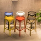 Modern Armless Backrest Counter Stool Iron Bar Stool with Cushion and Pedal for Bar Clearhalo 'Bar Furniture' 'Bar Stools' 'bar_stools' 'furn' 'furn_bar_stools' 'Furniture' 'Kitchen & Dining Furniture' 1200x1200_df6ea0f2-a124-48f7-8277-6a725d58b96e