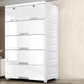 Plastic Storage Cabinet with Drawers Contemporary Cabinet for Home