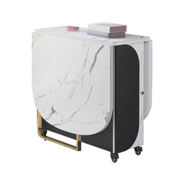 Mid-Century Modern Dining Table Oval Wood Table with Drop Leaf,59.1"L x 31.5"W x 29.5"H Clearhalo ' dining_table' 'Dining Tables & Seating' 'Dining Tables' 'furn' 'furn_dining_table' 'Furniture' 'furniture_dining_table' 'Kitchen & Dining Furniture' 'kitchen&dining_furn' 'kitchen' 'kitchen_dining_table' 1200x1200_df743d83-9532-4b3c-9f52-74235c687ed1