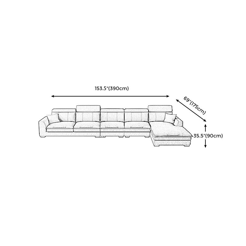 Square Arm Dark Gray Cushion Back Storage Faux Leather L-Shape Sofa Clearhalo 'furn' 'furn_sectionals' 'Furniture' 'furniture_sectionals' 'Living Room Furniture' 'Sectionals' 1200x1200_df75beca-9eec-41ca-b147-8ac96aa03cce