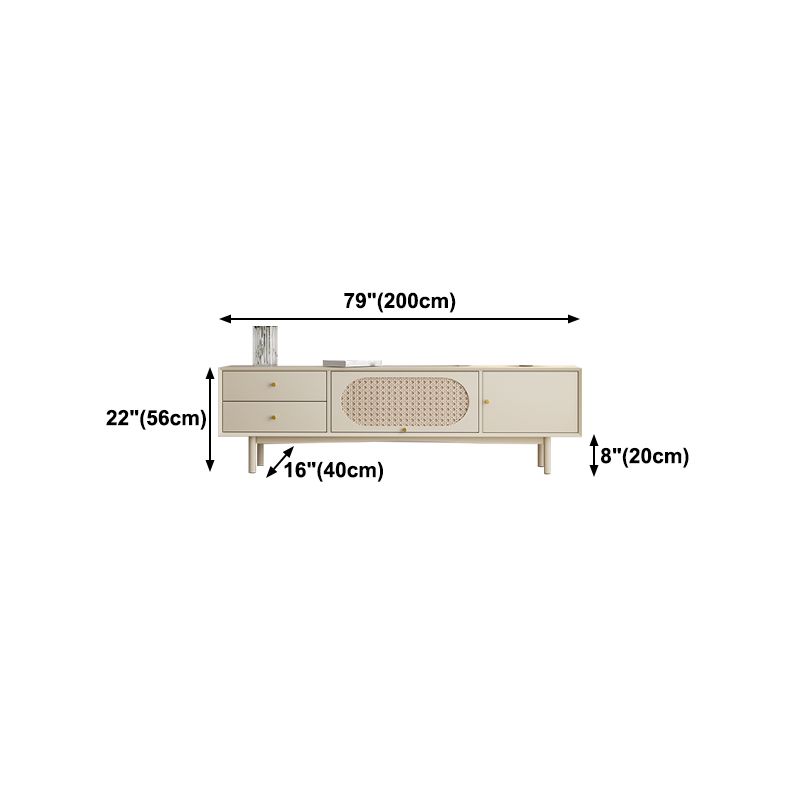 Sideboard di sideboard di sideboard del rettangolo della casa di lussuoso ritmo in legno