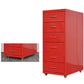 Traditional Cabinet Metal Vertical File with Drawers and Pedestal Cabinet Clearhalo 'Filing Cabinets' 'filling_cabinets' 'furn' 'furn_filling_cabinets' 'Furniture' 'Office Furniture' 1200x1200_df766af3-4c1e-45de-ab3c-efea138d0b46