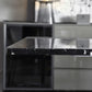 Black Stone Dining Table Set with Solid Back Chairs 1/2/4/5/7 Pcs Modern Dinette Set Clearhalo 'Dining Room Sets' 'Dining Tables & Seating' 'dining_room_set' 'furn' 'furn_dining_room_set' 'Furniture' 'Kitchen & Dining Furniture' 1200x1200_df82a13f-a6a1-4bc0-b586-b8b182499ee2