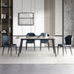 Minimalist Style Dining Table Set with Rectangle Shape Table and Upholstered Chairs Clearhalo 'Dining Room Sets' 'Dining Tables & Seating' 'dining_room_set' 'furn' 'furn_dining_room_set' 'Furniture' 'furniture_dining_room_set' 'Kitchen & Dining Furniture' 'kitchen&dining_furn' 'kitchen' 1200x1200_df836ea1-5ad6-43f3-83c7-3c7a49378f34