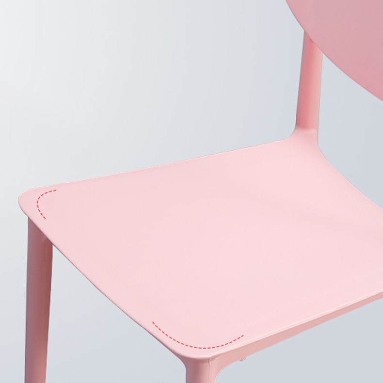 Nordic Chairs Dining Armless Chairs for Kitchen with Plastic Legs Clearhalo 'Dining Chairs' 'Dining Tables & Seating' 'dining_chair' 'furn' 'furn_dining_chair' 'Furniture' 'furniture_dining_chair' 'Kitchen & Dining Furniture' 1200x1200_df858c85-d8a6-4dd7-95e7-355d5d8afb4c