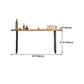 Solid Wood Bar Dining Table Industrial Bar Dining Table with Sled Base in Black Clearhalo 'Bar Furniture' 'Bar Tables' 'bar_tables' 'furn' 'furn_bar_tables' 'Furniture' 'furniture_bar_tables' 'Kitchen & Dining Furniture' 1200x1200_df85f1b4-1dfd-4d24-8a4d-8522ac108d81