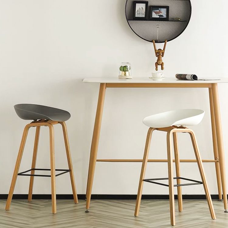 Scandinavian Style Bar-stool Bucket PP Seat Counter Stool for Kitchen Bar Clearhalo 'Bar Furniture' 'Bar Stools' 'bar_stools' 'furn' 'furn_bar_stools' 'furniture_bar_stools' 'Kitchen & Dining Furniture' 'kitchen&dining_furn' 'kitchen' 'kitchen_furn' Furniture' 1200x1200_df879391-bab7-4f35-a4db-11cc4cd63e0d