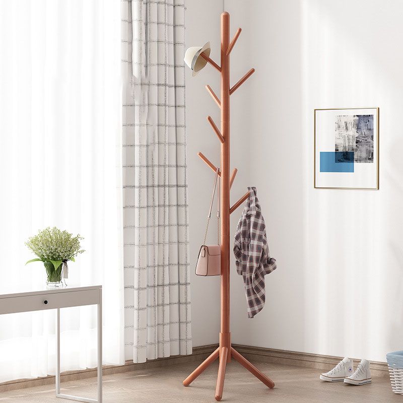 Scandinavische stijl Hall Stand houten vrij staande zaalstandaard met haak