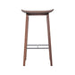Industrial Solid Wood Stool Saddle Seat Stool for Living Room Clearhalo 'Bar Furniture' 'Bar Stools' 'bar_stools' 'furn' 'furn_bar_stools' 'Furniture' 'Kitchen & Dining Furniture' 1200x1200_df889abf-dae5-4e0d-9c1d-4405f61aa09a