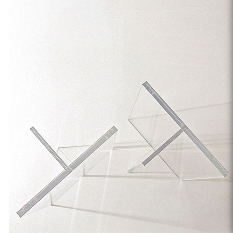 Table à manger rectangulaire moderne, Table en bois avec pieds en plastique pour la maison