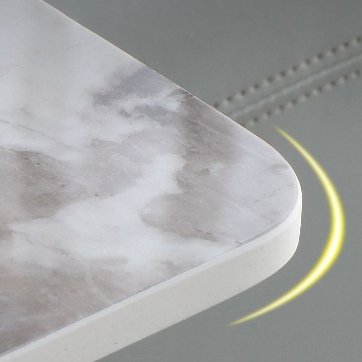 Sintered Stone Dining Table Luxury Style Double Pedestal Base Table for Home Clearhalo ' dining_table' 'Dining Tables & Seating' 'Dining Tables' 'furn' 'furn_dining_table' 'Furniture' 'furniture_dining_table' 'Kitchen & Dining Furniture' 'kitchen&dining_furn' 'kitchen' 'kitchen_dining_table' 1200x1200_df89dbdb-5b78-47e1-9999-32d23b6b60af