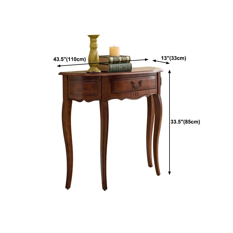 Console in legno massiccio Tabella 13 "O Console di stoccaggio moderna di metà secolo