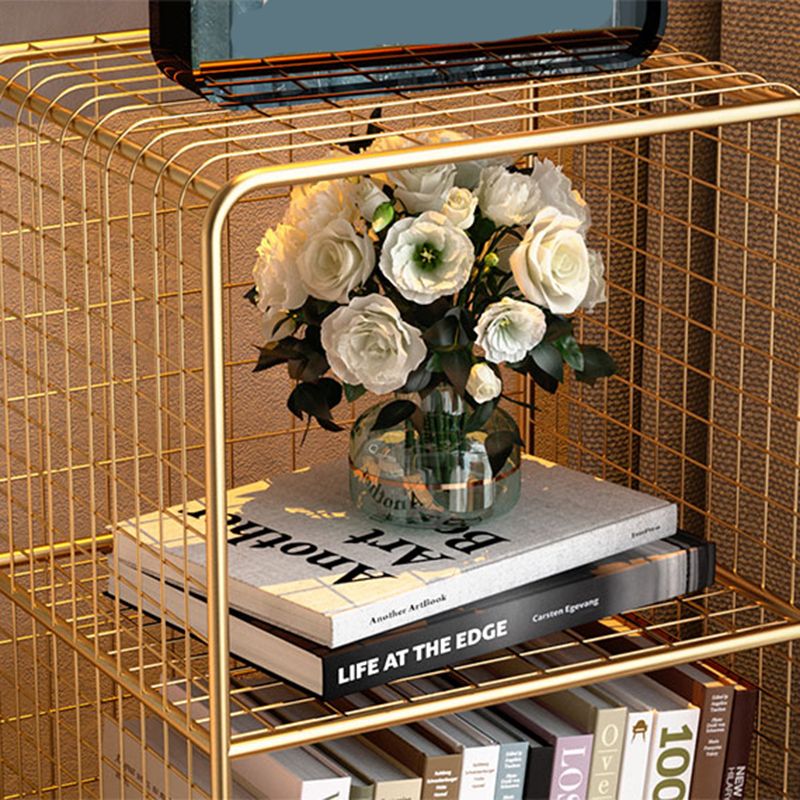 Glam metal boekenplank standaard plank boekenkast voor thuiskantoor 11.8 "W