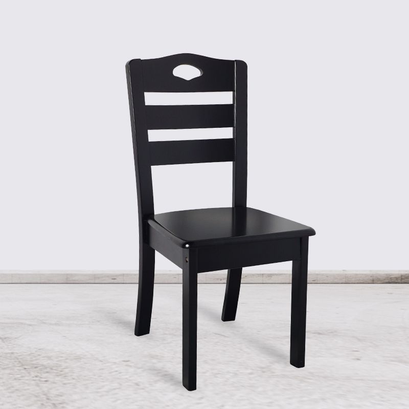 Home Armless Dining Chairs Slat Back Side Chair with Wood Legs (Set of 2) Clearhalo ' kitchen&dining_furn' 'Dining Chairs' 'Dining Tables & Seating' 'dining_chair' 'furn' 'furn_dining_chair' 'Furniture' 'furniture_dining_chair' 'Kitchen & Dining Furniture' 'kitchen' 1200x1200_df91bad2-daa8-4939-9c01-3837343b4b28
