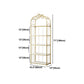Glam Style Gold Bookshelf Metal Open Shelf Bookcase for Home Clearhalo 'Bookcases' 'furn' 'furn_bookcases' 'Furniture' 'furniture_bookcases' 'Office Furniture' 1200x1200_df92fc61-44f7-4668-b07b-b378854d56ab