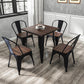 Set tavolo da pranzo per caffetteria 1/2/3/5/7 pezzi Set dinette in legno e metallo