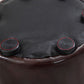 Vintage Indoor Leather Ottoman Patchwork Color Block Round Tufted Pouf Ottoman Clearhalo 'furn' 'furn_ottomans_poufs' 'Furniture' 'Living Room Furniture' 'Ottomans & Poufs' 'ottomans_poufs' 1200x1200_df95a38a-8328-41df-b9c4-445522f71c49
