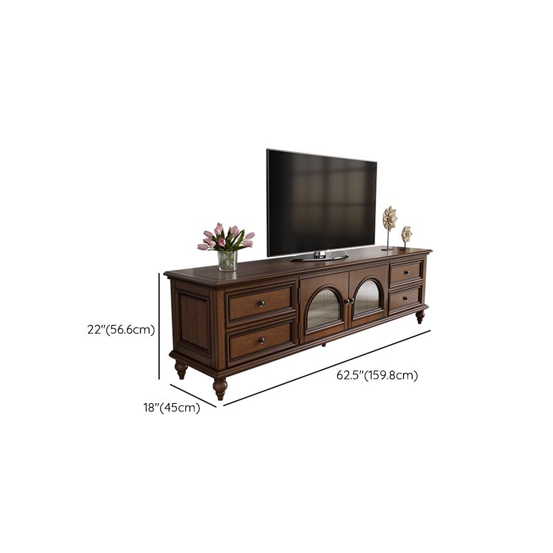Modern TV Console Wood Media Console Enclosed Storage with Drawer for Home Clearhalo 'furn' 'furn_tv_stands_entertainment_centers' 'Furniture' 'Living Room Furniture' 'TV Stands & Entertainment Centers' 'TV Stands & Media Storage Furniture' 'tv_stands_entertainment_centers' 1200x1200_df95aeea-3063-4f57-9321-32bee1a1fd7b