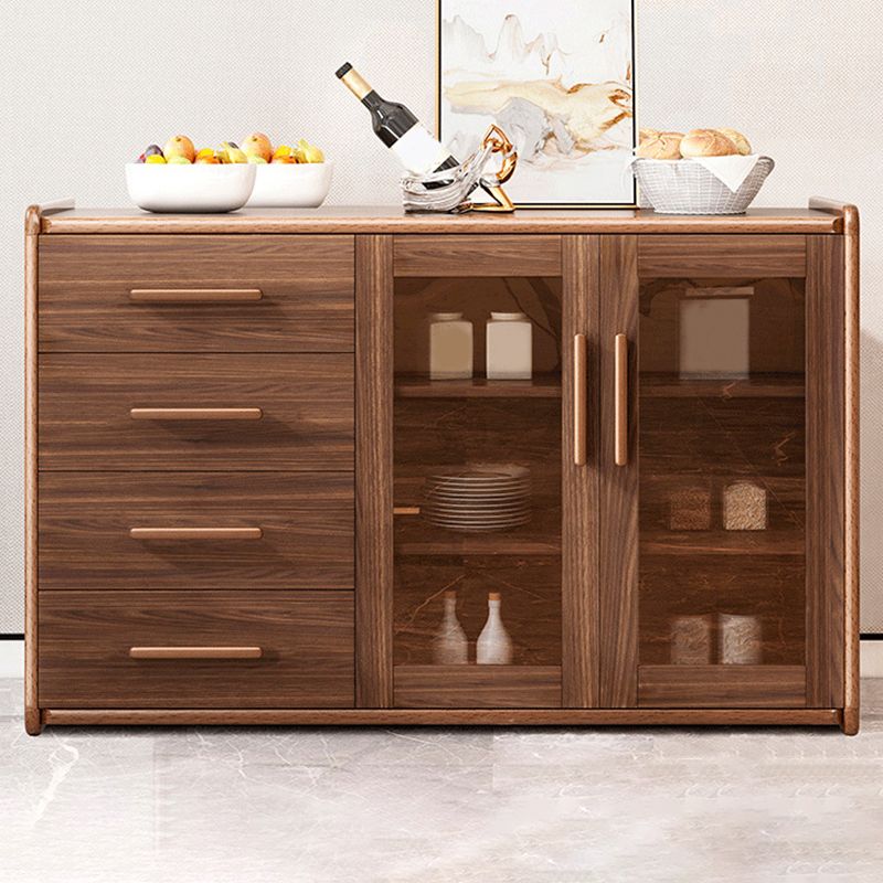 Cucina moderna in stile cucina sideboard in legno ingegnerizzato con 4 cassetti